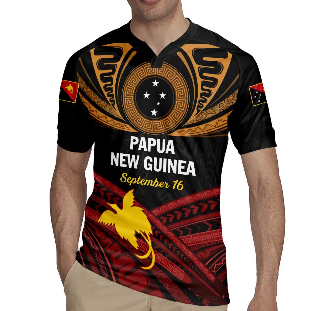 Papua New Guinea Bird of Paradise Rugby Jersey 16 September 1975 Independence Day Anniversary
