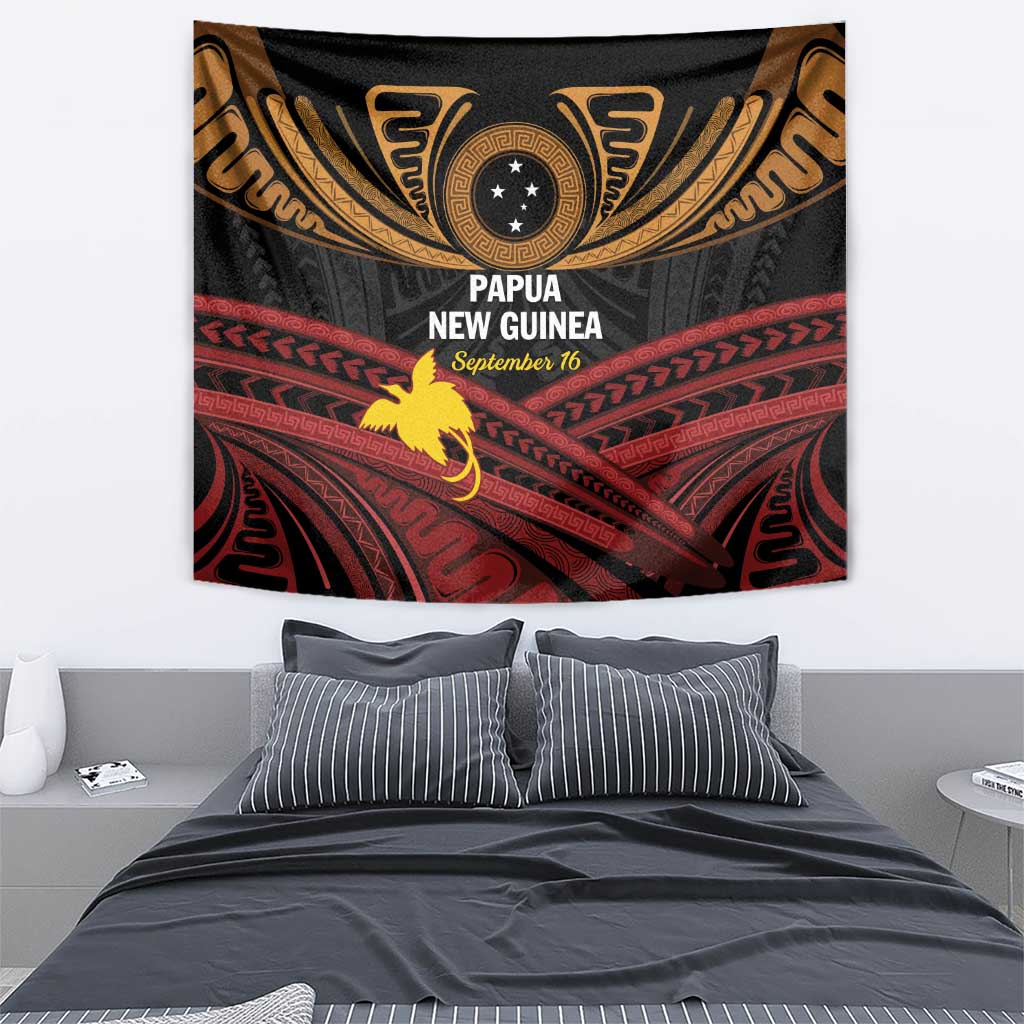 Papua New Guinea Bird of Paradise Tapestry 16 September 1975 Independence Day Anniversary LT01 - Polynesian Pride