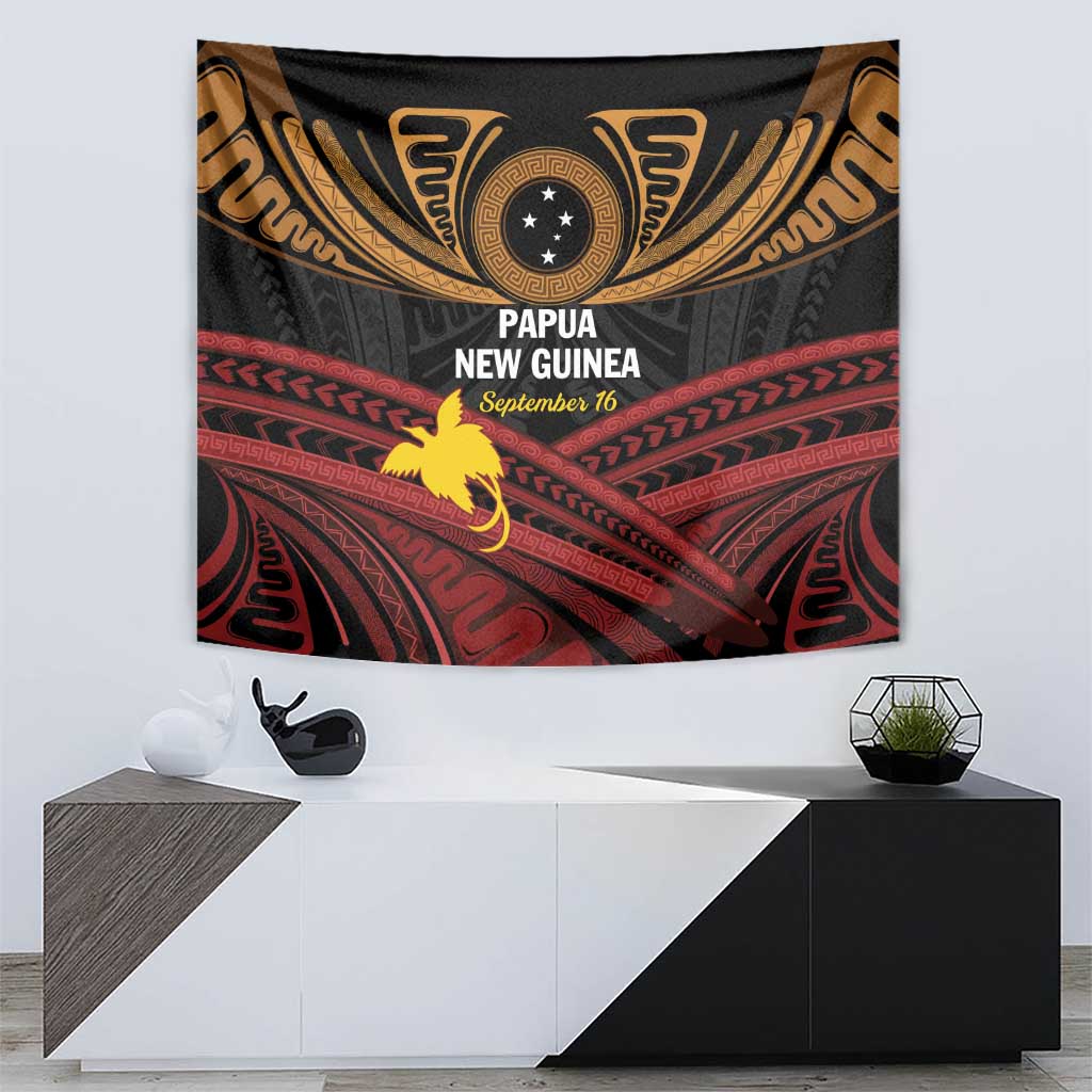 Papua New Guinea Bird of Paradise Tapestry 16 September 1975 Independence Day Anniversary LT01 - Polynesian Pride