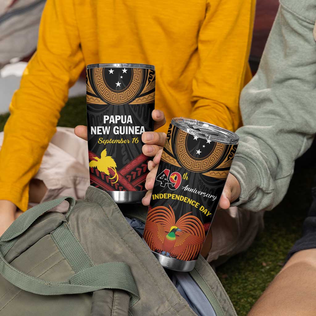 Papua New Guinea Bird of Paradise Tumbler Cup 16 September 1975 Independence Day Anniversary