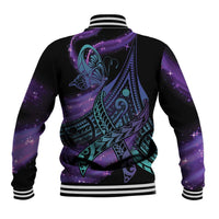 In September We Wear Teal And Purple Baseball Jacket Magic Ribbon Semicolon
