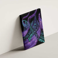 In September We Wear Teal And Purple Canvas Wall Art Magic Ribbon Semicolon