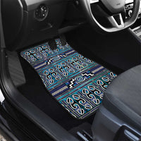 Maori Matariki Car Mats Blue Galaxy Aesthetic Koru Art