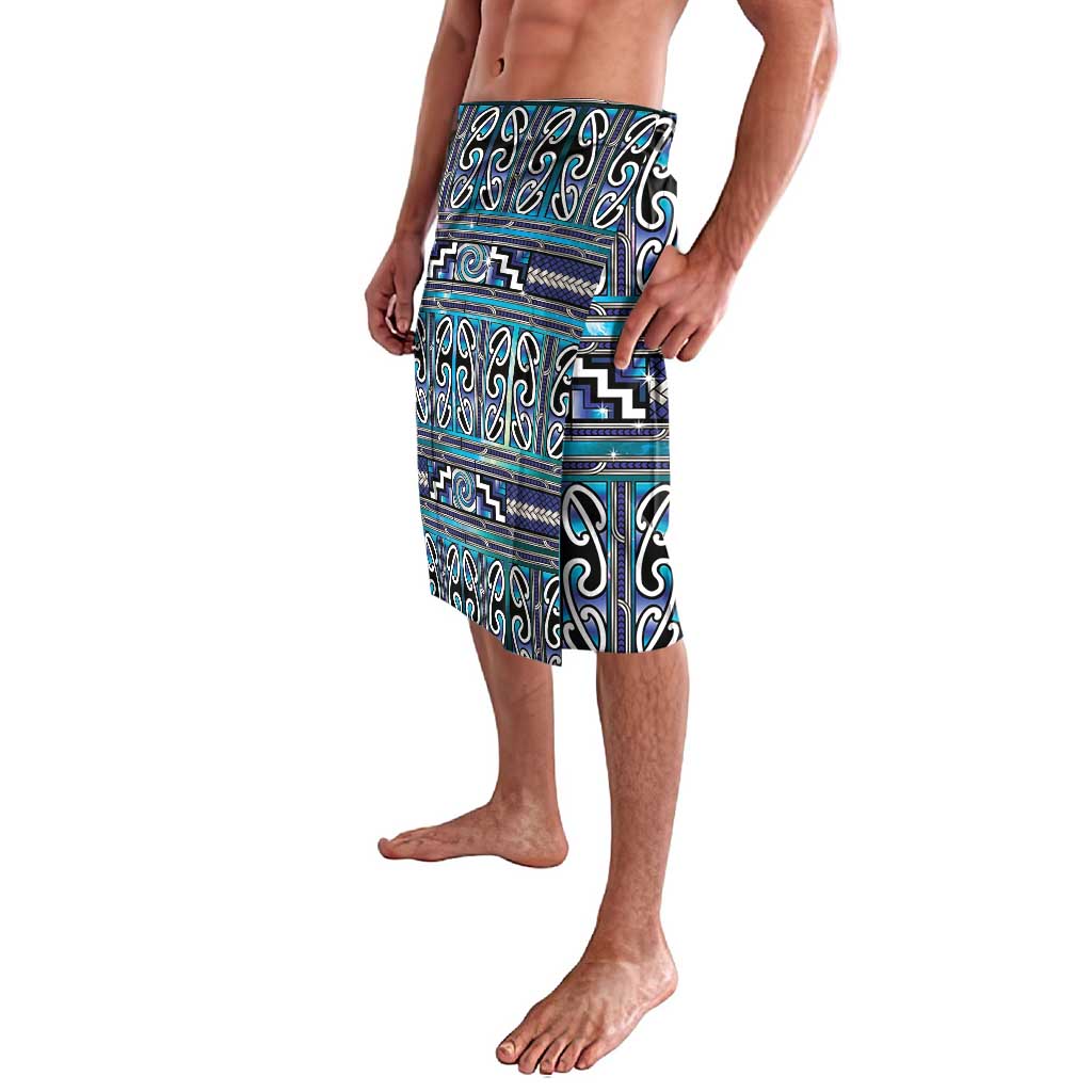 Maori Matariki Lavalava Blue Galaxy Aesthetic Koru Art