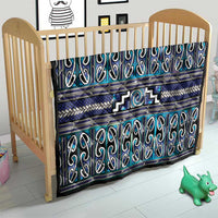 Maori Matariki Quilt Blue Galaxy Aesthetic Koru Art