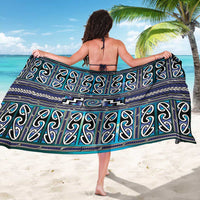 Maori Matariki Sarong Blue Galaxy Aesthetic Koru Art