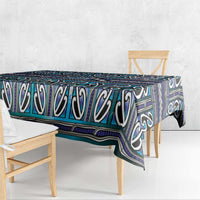 Maori Matariki Tablecloth Blue Galaxy Aesthetic Koru Art