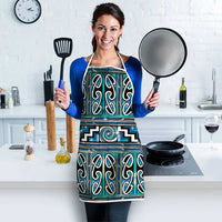 Maori Matariki Apron Green Galaxy Aesthetic Koru Art