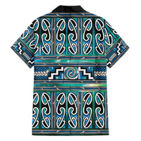 Maori Matariki Family Matching Summer Maxi Dress and Hawaiian Shirt Green Galaxy Aesthetic Koru Art LT01 - Polynesian Pride