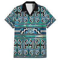 Maori Matariki Hawaiian Shirt Green Galaxy Aesthetic Koru Art LT01 Green - Polynesian Pride