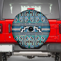 Maori Matariki Spare Tire Cover Green Galaxy Aesthetic Koru Art LT01 - Polynesian Pride