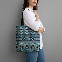 Maori Matariki Tote Bag Green Galaxy Aesthetic Koru Art
