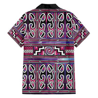 Maori Matariki Family Matching Mermaid Dress and Hawaiian Shirt Pink Galaxy Aesthetic Koru Art