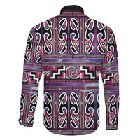 Maori Matariki Family Matching Mermaid Dress and Hawaiian Shirt Pink Galaxy Aesthetic Koru Art