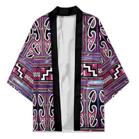 Maori Matariki Kimono Pink Galaxy Aesthetic Koru Art