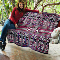Maori Matariki Quilt Pink Galaxy Aesthetic Koru Art