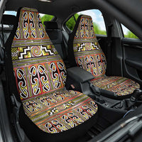 Maori Matariki Car Seat Cover Yellow Galaxy Aesthetic Koru Art LT01 One Size Yellow - Polynesian Pride