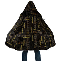 Hawaii Brown Plumeria Lei Black Cloak Frangipani Floral Heritage Art LT01 Unisex Black - Polynesian Pride