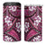 Polynesian Hibiscus Tropical Pink Floral 4 in 1 Can Cooler Tumbler Tribal Pattern - Polynesian Pride