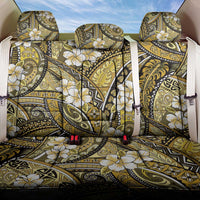Polynesian Hibiscus Tropical Yellow Floral Back Car Seat Cover Tribal Pattern - Polynesian Pride