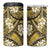 Polynesian Hibiscus Tropical Yellow Floral 4 in 1 Can Cooler Tumbler Tribal Pattern - Polynesian Pride