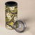 Polynesian Hibiscus Tropical Yellow Floral 4 in 1 Can Cooler Tumbler Tribal Pattern - Polynesian Pride
