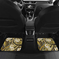 Polynesian Hibiscus Tropical Yellow Floral Car Mats Tribal Pattern - Polynesian Pride