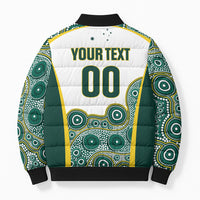 Custom Rugby Australia 2026 Bomber Puffer Jacket Wallabies Go Champions LT01 - Polynesian Pride