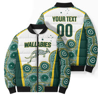 Custom Rugby Australia 2026 Bomber Puffer Jacket Wallabies Go Champions LT01 - Polynesian Pride