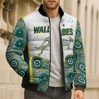 Custom Rugby Australia 2026 Bomber Puffer Jacket Wallabies Go Champions LT01 - Polynesian Pride