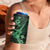 Hawaii Ukulele 4 in 1 Can Cooler Tumbler Polynesian Pattern Green Version