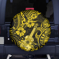 Hawaii Ukulele Spare Tire Cover Polynesian Pattern Yellow Version LT01 - Polynesian Pride