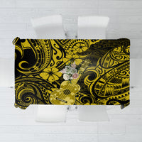 Hawaii Ukulele Tablecloth Polynesian Pattern Yellow Version LT01 Yellow - Polynesian Pride