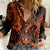 Hawaii Fish Hook Women Casual Shirt Polynesian Pattern Orange Version LT01 Female Orange - Polynesian Pride