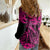 Hawaii Fish Hook Women Casual Shirt Hibiscus Hawaii Tribal Tattoo Pink Version LT01 - Polynesian Pride