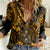Hawaii King Kamehameha Women Casual Shirt Polynesian Pattern Gold Version LT01 Female Gold - Polynesian Pride