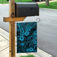 Hawaii King Kamehameha Garden Flag Polynesian Pattern Sky Blue Version LT01 - Polynesian Pride