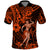 Hawaii Hula Girl Polo Shirt Polynesian Pattern Orange Version LT01 Orange - Polynesian Pride