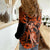 Hawaii Hula Girl Women Casual Shirt Polynesian Pattern Orange Version LT01 - Polynesian Pride
