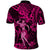 Hawaii Hula Girl Polo Shirt Polynesian Pattern Pink Version LT01 - Polynesian Pride