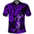 Hawaii Hula Girl Polo Shirt Hibiscus Hawaii Tribal Tattoo Purple Version LT01 Purple - Polynesian Pride