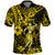 Hawaii Hula Girl Polo Shirt Hibiscus Hawaii Tribal Tattoo Yellow Version LT01 Yellow - Polynesian Pride