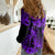 Hawaii Pineapple Women Casual Shirt Polynesian Pattern Purple Version LT01 - Polynesian Pride