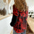 Hawaii Pineapple Women Casual Shirt Polynesian Pattern Red Version LT01 - Polynesian Pride