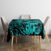 Hawaii Pineapple Tablecloth Polynesian Pattern Turquoise Version LT01 - Polynesian Pride