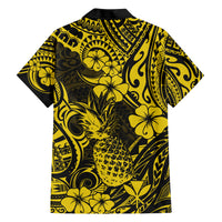 Hawaii Pineapple Hawaiian Shirt Polynesian Pattern Yellow Version LT01 - Polynesian Pride