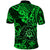 Hawaii Shaka Sign Polo Shirt With Polynesian Hibiscus Green Unique LT01 - Polynesian Pride