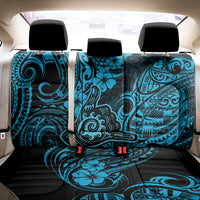 Hawaii Shaka Sign Back Car Seat Cover Polynesian Pattern Sky Blue Version