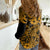 Hawaii Shark Women Casual Shirt Polynesian Pattern Gold Version LT01 - Polynesian Pride