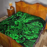 Hawaii Shark Quilt Polynesian Pattern Green Version LT01 - Polynesian Pride